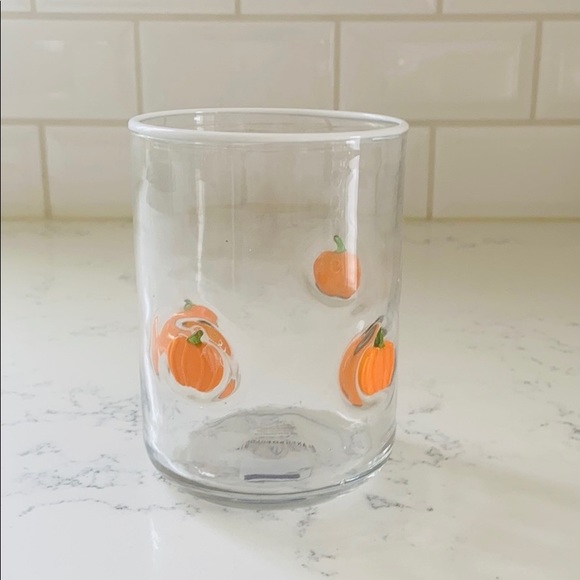 Anthropologie 🎃 Harvest Pumpkin Juice Glass. - Picture 4 of 15